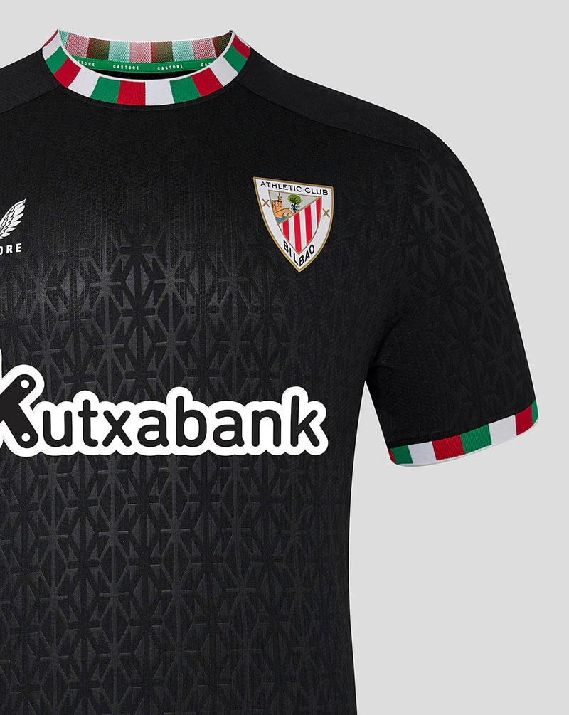 Camisa Athletic Bilbao Ill 24/25 Torcedor Castore Masculina - Roxo com detalhes em preto