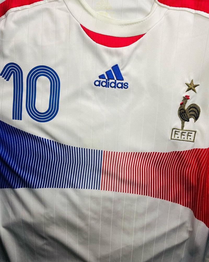 Camisa Retrô 2006 Seleção da França I Adidas Masculina - Branca