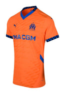 Camisa Olympique Marseille lll 24/25 - Torcedor Puma Masculina - Laranja / Azul