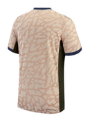 Camisa Paris Saint-Germain lllI 23/24 - Torcedor Nike Masculina - Marrom / Azul celeste / Preto