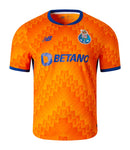 Camisa FC Porto ll 24/25 Torcedor New Balance Masculina - Laranja e Azul