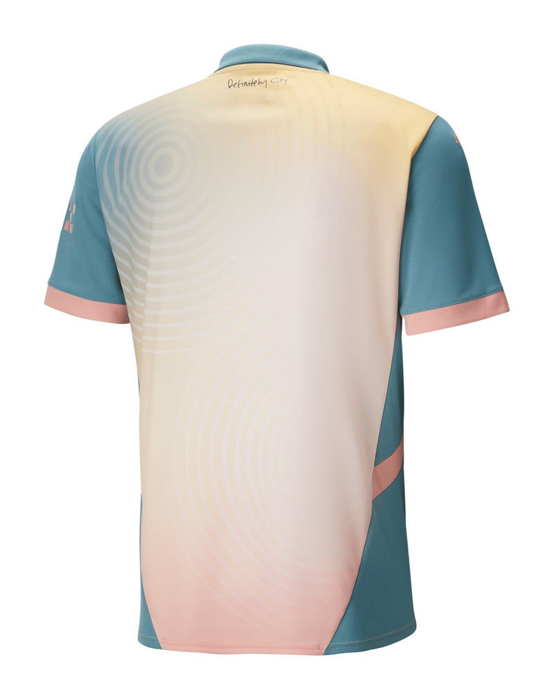 Camisa Manchester City IV 24/25 - Torcedor Puma Masculina - Bege com detalhes em cinza