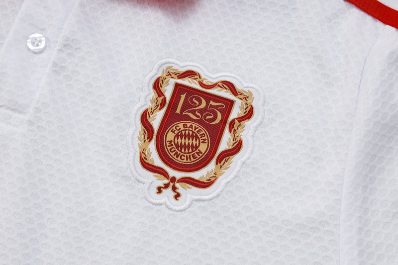 Conjunto Bayern München Treino 25/26 - Masculino adidas - Branco