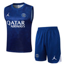 Conjunto Paris Saint-Germain Treino Camisa Regata + short 24/25 - Masculino Jordan - Azul Royal