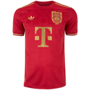 Camisa Bayern de Munique Edição especial Aniversário 125 anos 25/26 - Torcedor Adidas Masculina - Vinho com detalhes em dourado