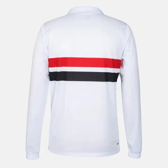 Camisa Manga Longa São Paulo I 24/25 - Torcedor New Balance Masculina - Branca