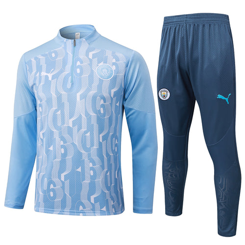Conjunto Manchester City 24/25 - Masculino Adidas - Azul
