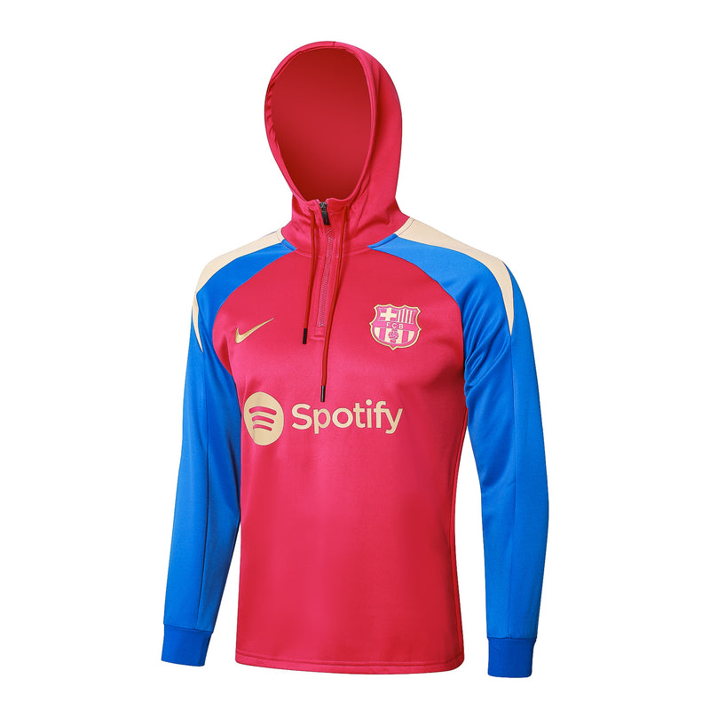 Conjunto Barcelona Treino 24/25 - Masculino Nike - Vermelho