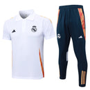 Conjunto Real Madrid Treino 24/25 - Masculino adidas - Cinza