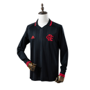 Camisa Do Flamengo Classic black Retrô 19/20 Manga Longa - Torcedor Masculina