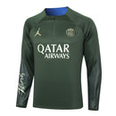 Conjunto Paris Saint-Germain Treino 24/25 - Masculino Jordan - Verde Escuro