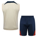 Paris Saint-Germain Training Set Tank Top Shirt + Shorts 24/25 - Men's Nike - Apricot