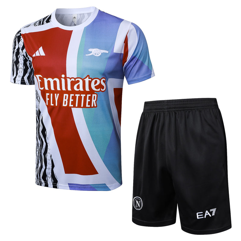 Conjunto Arsenal Treino Camisa manga curta + short 24/25 - Masculino Adidas