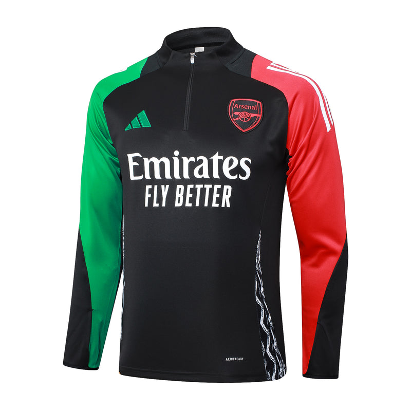 Conjunto Arsenal Treino 24/25 - Masculino Adidas - Preto