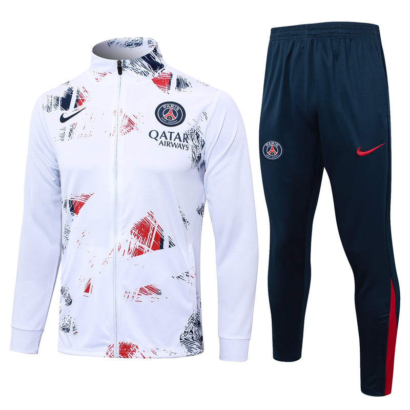 Conjunto Paris Saint-Germain Treino 24/25 - Masculino Nike - Branco