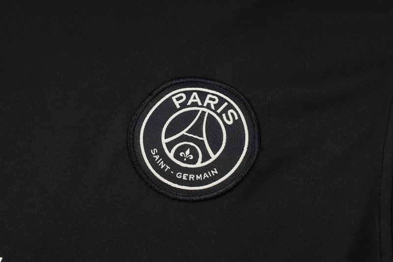 Paris Saint-Germain Training Set Tank Top Shirt + Shorts 24/25 - Men's Nike - Black (White Shoulders)