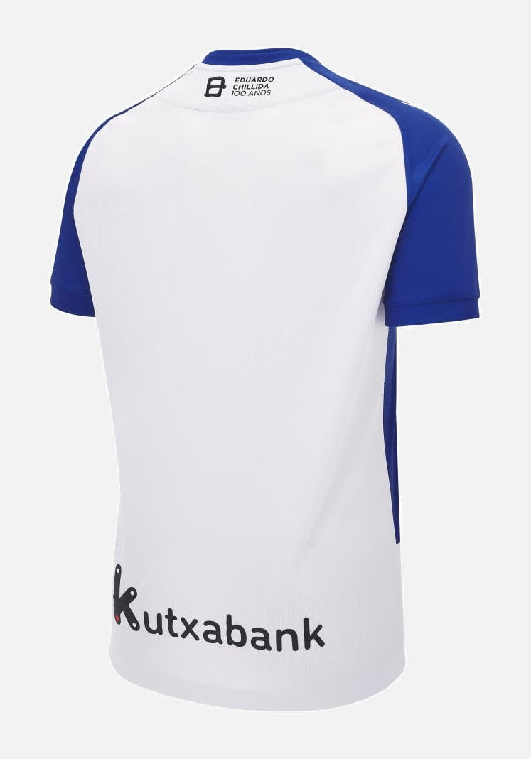 Camisa Real Sociedad lll 24/25 - Torcedor Macron Masculina - Azul e branco
