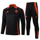Conjunto Internacional 24/25 - Masculino Adidas - Preto e vermelho