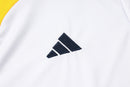 Conjunto Real Madrid Treino 24/25 - Masculino adidas - Branco (mangas amarelas)