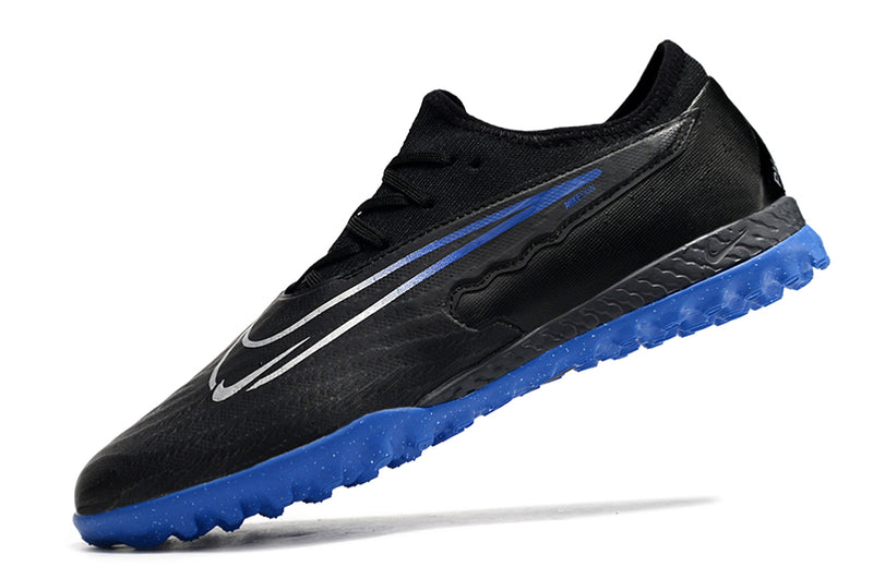 Chuteira de Campo Nike React Phantom GX Pro TF - Preto/Azul