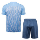 Conjunto Manchester City Treino Camisa manga curta + short 24/25 - Masculino Nike - Azul (cópia)