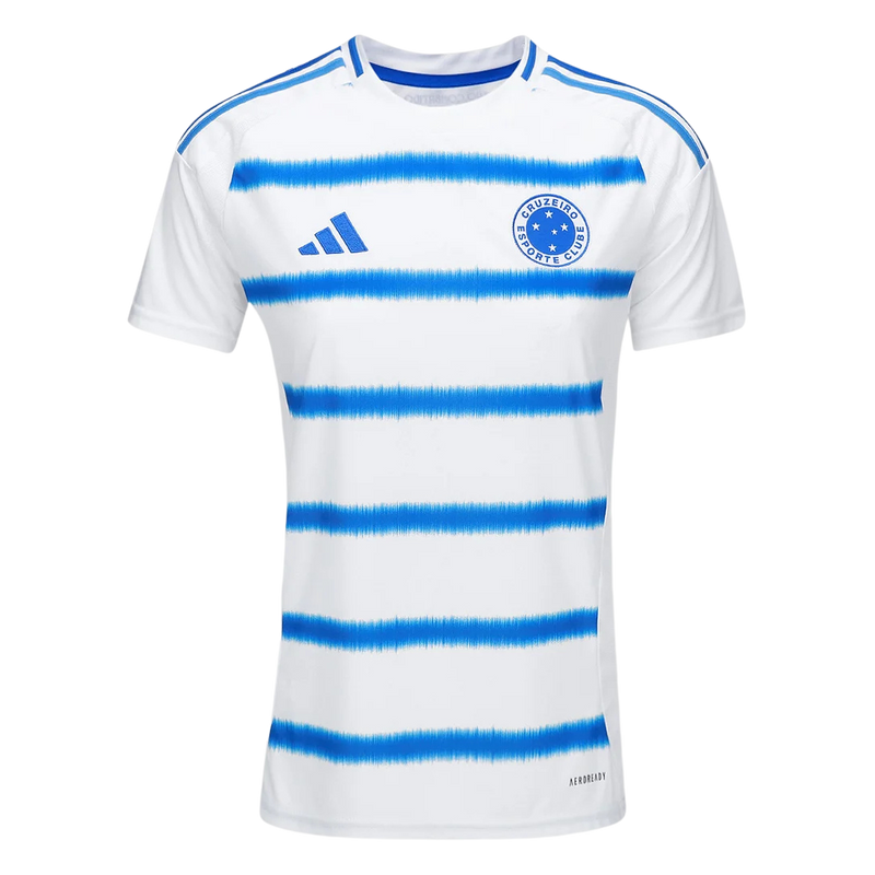 Camisa Cruzeiro Il 25/26 - Torcedor Adidas Feminina - Branca e Azul