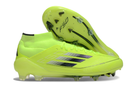 Chuteira de Campo Adidas F50 Elite Mid Cano Alto FG - Verde Lima