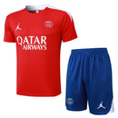 Conjunto Paris Saint-Germain Treino Camisa manga curta + short 24/25 - Masculino Jordan - Vermelho