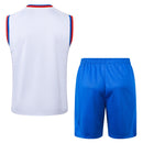 Conjunto Barcelona Treino Camisa Regata + short 24/25 - Masculino Nike - branco