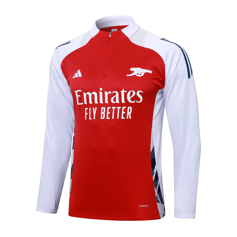 Conjunto Arsenal Treino 24/25 - Masculino Adidas - Vermelho e branco