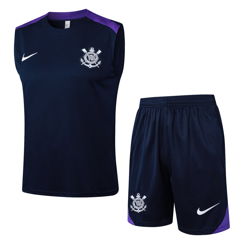 Conjunto Atlético Mineiro Treino 24/25 - Masculino Adidas - Roxo escuro