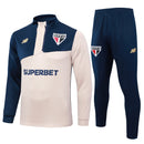 Conjunto São Paulo 24/25 - Masculino New Balance - Bege e azul