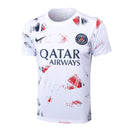 Conjunto Paris Saint-Germain Treino Camisa manga curta + short 24/25 - Masculino Nike - Branco