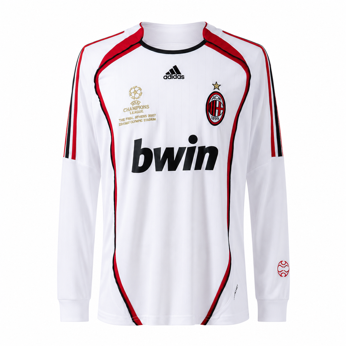 Camisa AC Milan 06/07 Il Away - Versão Retrô - Manga Longa