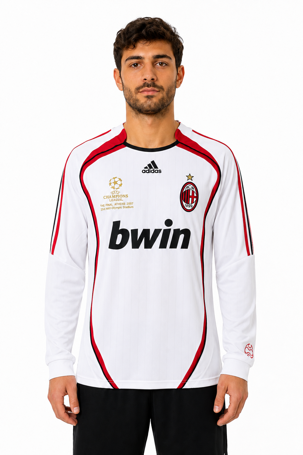 Camisa AC Milan 06/07 Il Away - Versão Retrô - Manga Longa