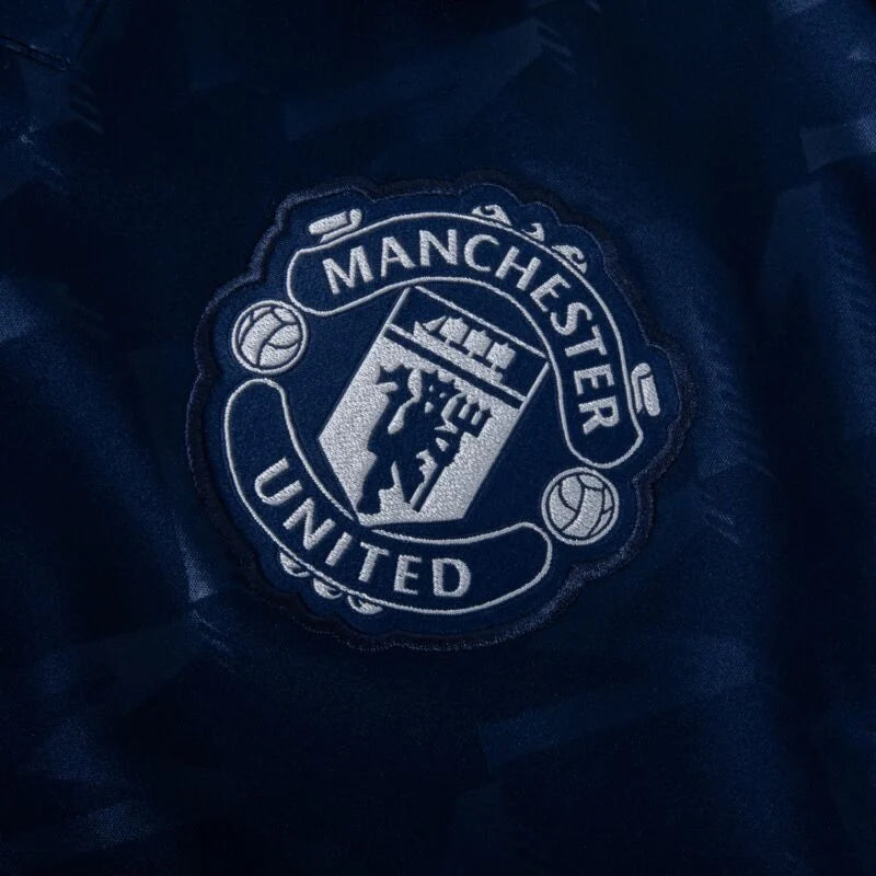 Camisa Manchester United II 24/25 Manga Longa - Torcedor Adidas Masculina - Azul