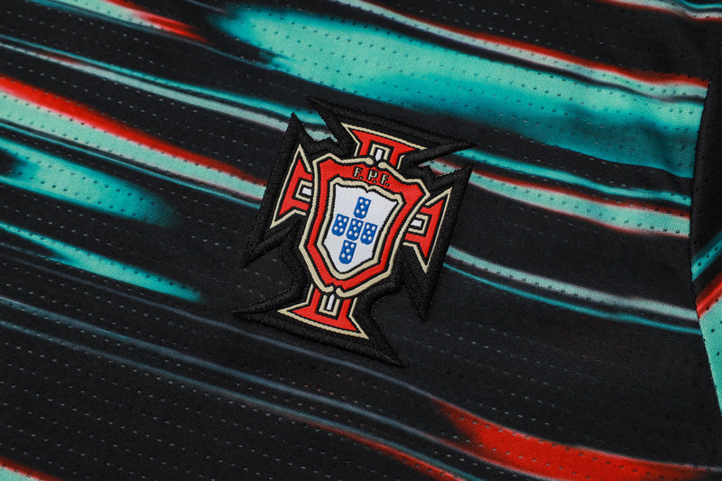 Conjunto Portugal Treino Camisa manga curta + short 25/26 - Masculino Puma - Verde