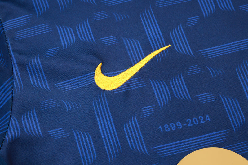 Conjunto Barcelona Treino Camisa manga curta + short 24/25 - Masculino Nike - Azul Royal