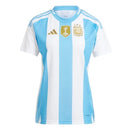 Argentina National Team Home Shirt 24/25 - Adidas Women's Fan Shirt - White with blue stripes