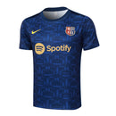 Barcelona Training Set Short Sleeve Shirt + Shorts 24/25 - Men's Nike - Royal Blue