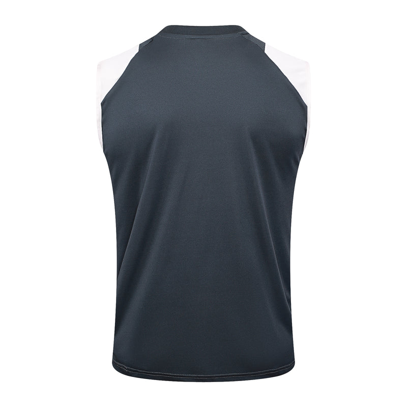 Conjunto Real Madrid Treino Camisa Regata + short 25/26 - Masculino adidas - Cinza