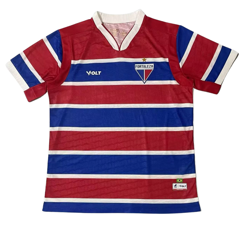 Camisa Fortaleza I 25/26 - Torcedor Volt Masculina - Azul e vermelha com detalhes em branco (cópia)