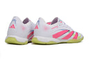 Chuteira de Futsal Adidas Predator Elite IC - Branco com rosa