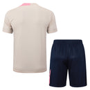 Barcelona Training Set Short Sleeve Shirt + Shorts 25/26 - Men's Nike - Beige