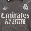 Camisa Real Madrid III 24/25 - Torcedor Adidas Feminina - Cinza