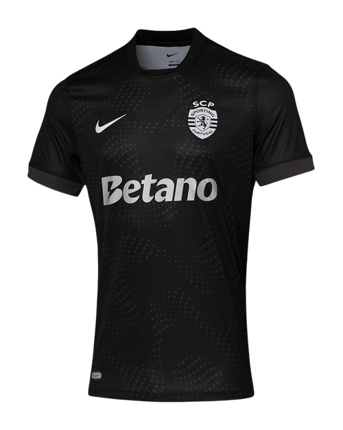 Camisa Sporting Lisboa Il 25/26 - Torcedor Nike Masculina - Preto