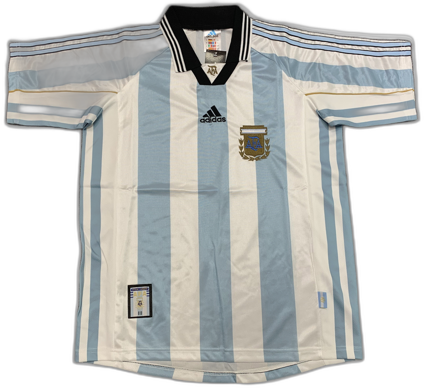 Camisa Argentina 1998 I Titular - Versão Retrô