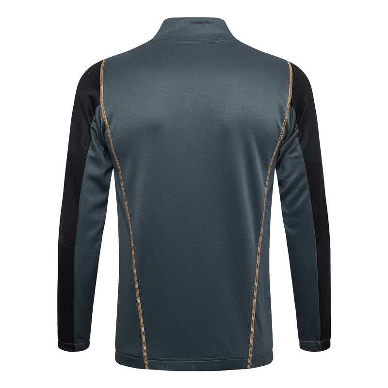 Conjunto Real Madrid Treino 24/25 - Masculino Adidas -  Azul (gola azul claro)