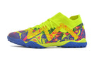 Chuteiras de futebol Puma Future X Powercat Tokyo Match TF - Amarelo/Azul