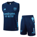 Conjunto Arsenal Treino Camisa Regata + short 24/25 - Masculino Adidas - Azul Escuro